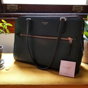 Kate Spade Hunter Green Work Tote New